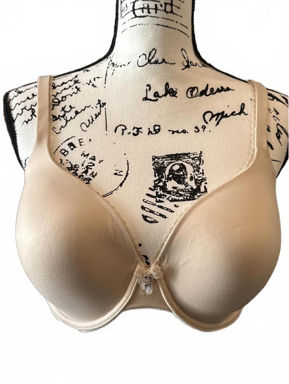 Victoria's Secret Nude Lined Perfect Coverage Bra 34DDD